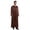 #513-Coffee, variant on Ceisia Men's Embroidered Stand Collar Robe Relaxed Fit Long Sleeve Muslim Thobe Blue XL Gifts