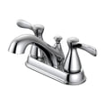 thumbnail image 1 of Oakbrook F51BC010CP-ACA1 Doria Series Chrome Two Handle Lavatory Faucet Quick Connect Pop-Up, 1 of 3