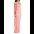 thumbnail image 2 of Vestido Tubo con Hombros Descubiertos para Mujer, Estilo Corsé, Plisado, Ajustado, para Invitada de Boda Formal, Conjunto de Dos Piezas. Rosa S, 2 of 8
