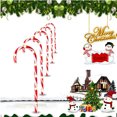 thumbnail image 1 of Christmas Candy Cane Lights Pathway Markers Lights,5/10Pcs Walkway Lights Outdoor Ornaments Xmas Outside Decoration for Yard Lawn, 1 of 6