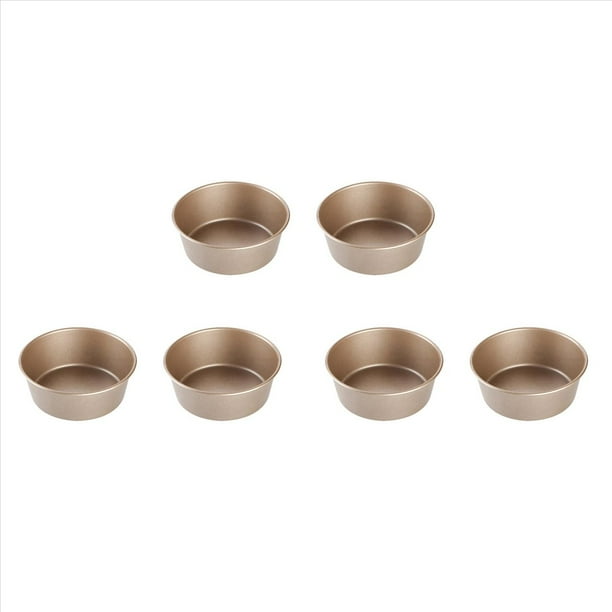 6 Moldes para Hamburguesas, Plantilla Circular, Cacerola de Acero Inoxidable, Esfera, Molde para Pasteles, Tostadora, Sartenes para Horno, Kits de Pizza para Hornear