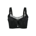thumbnail image 1 of INSPIRE CHIC Women's Lace Front Full Coverage Push up Underwire Cami Bra Black 38 Fit 36C/D, 1 of 6