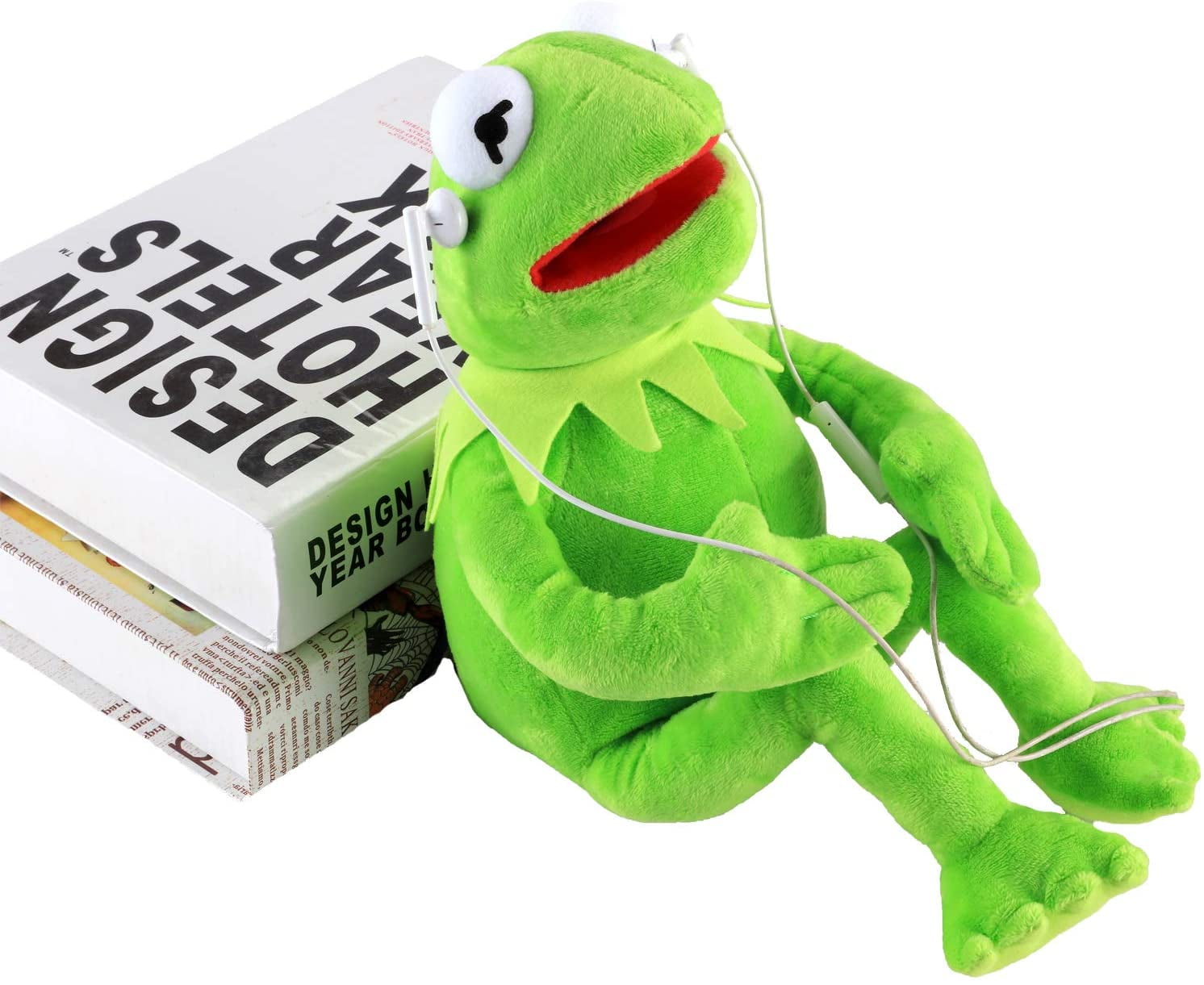 Kermit The Frog Plush Doll, The Muppets Movie Soft Stuffed Plush Toy, 16  inches (Green)