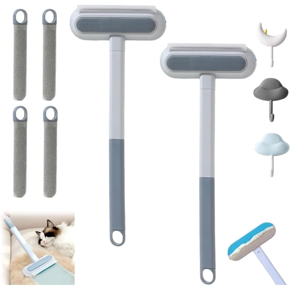 The Magic Brush Pet Hair Remover, Magic Brush Pet Hair, Reusable Pet Hair Remover, 4 in 1 Multifunctional Removal Broom, For Couch Carpet Furniture