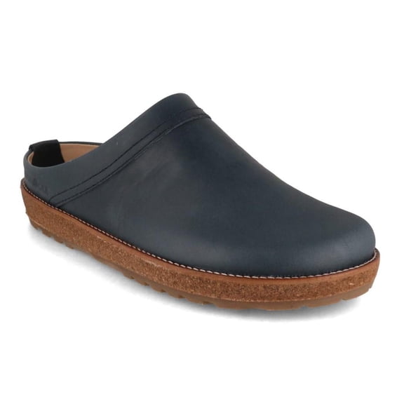 HAFLINGER Men Women Leather Clogs 'Travel Classic', bali