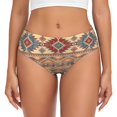 thumbnail image 1 of Balery Traditional Tribal Aztec Ropa Interior de Algodón para Mujer con Dibujo – Braguitas Cómodas y Elásticas, Estilo Clásico-X-Large, 1 of 6