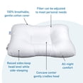 thumbnail image 3 of Body Sport Cervical Support Pillow for Neck Discomfort, Standard, 24" x 16", 3 of 7