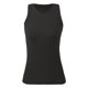thumbnail image 3 of Mujeres Tank Tops Racer Back Ribbed O Neck Chaleco sin mangas Clubes deportivos Holiday Beach Casual Abanopi Negro/X-grande, 3 of 7