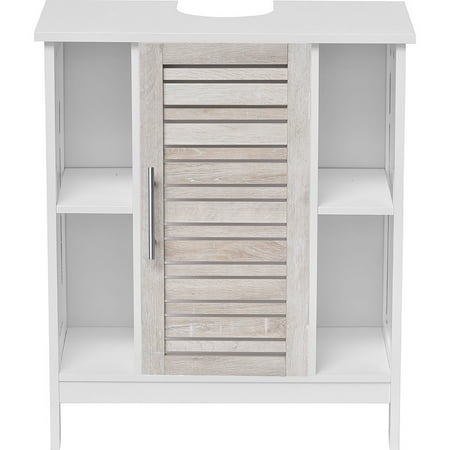 Custom DIY Bath Non Pedestal Under Sink Cabinet-Chrome ...