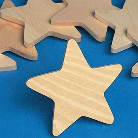 Chunky Wooden Stars 1