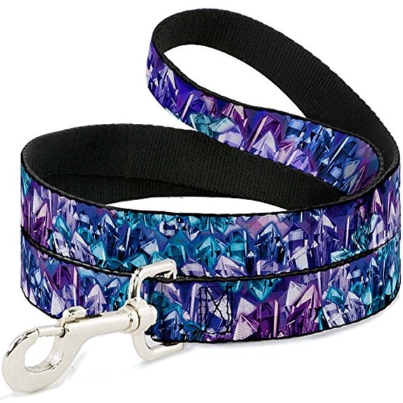 buckle-down "crystals2 blues purples" dog leash