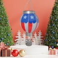 thumbnail image 5 of Rungungde Hot Air Balloon Solar Lantern with Flickering Flame Light - Unique Solar Powered Hot Air Balloon Lantern Waterproof Decorative Outdoor Lamp Hanging, 5 of 14