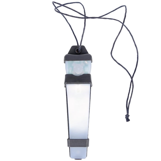 Luz intermitente de seguridad para casco, luz de señal, lámpara impermeable (luz negra y blanca)