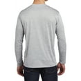 thumbnail image 2 of Mafoose Men's Long Sleeve PosiCharge Electric Heather Tee Silver Electric 4X-Large, 2 of 5