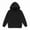 1#Black, variant on Byoo Toddler Girls Casual Hoodie Solid Color Long Sleeve Pullover Hooded Sweatshirt for Kids