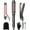 Rose Gold, variant on 3 in 1 Curling Wand Set, Multi Curl, Curling Iron Set with Heated Round Brush, Flat Iron Hair Straightener, 1 1/4 inch Curling Iron, Dual Voltage Hair Curler