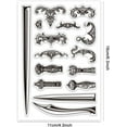 thumbnail image 6 of Retro Sword Clear Stamps for Cards Making Vintage Floral Sword Hilt Clear Stamp Seals Transparent Stamps for DIY Scrapbooking Photo Album Journal Home Decoration for DIY, 6 of 8