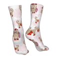 thumbnail image 7 of Salouo Dachshund Dog Puppy Pattern Fun Novelty Crew Socks,Casual Athletic Socks Neutral Socks, 7 of 7