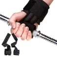 thumbnail image 2 of Correas de levantamiento de muñeca de tracción dura muñequeras de levantamiento de pesas antideslizantes para entrenamiento de fuerza y ​​culturismo ANGGREK Otros, 2 of 8