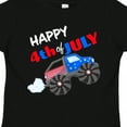 thumbnail image 4 of Inktastic Happy Fourth of July Monster Truck Boys or Girls Toddler T-Shirt, 4 of 5