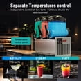thumbnail image 6 of Joreek Commercial Slushy Machine 3 x 15L Slushy Maker Machine 210 Cups Stainless Steel Frozen Drink Machine & Margarita Machine with LED Light Perfect for Restaurants Bars Cafes Party, 6 of 7