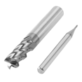thumbnail image 3 of 30Pcs 4 Flutes End Mills Set for Steels Square CNC Carbide Milling Cutter Spiral Router Bits Dia(1 2 3 4 6 8mm), 3 of 8