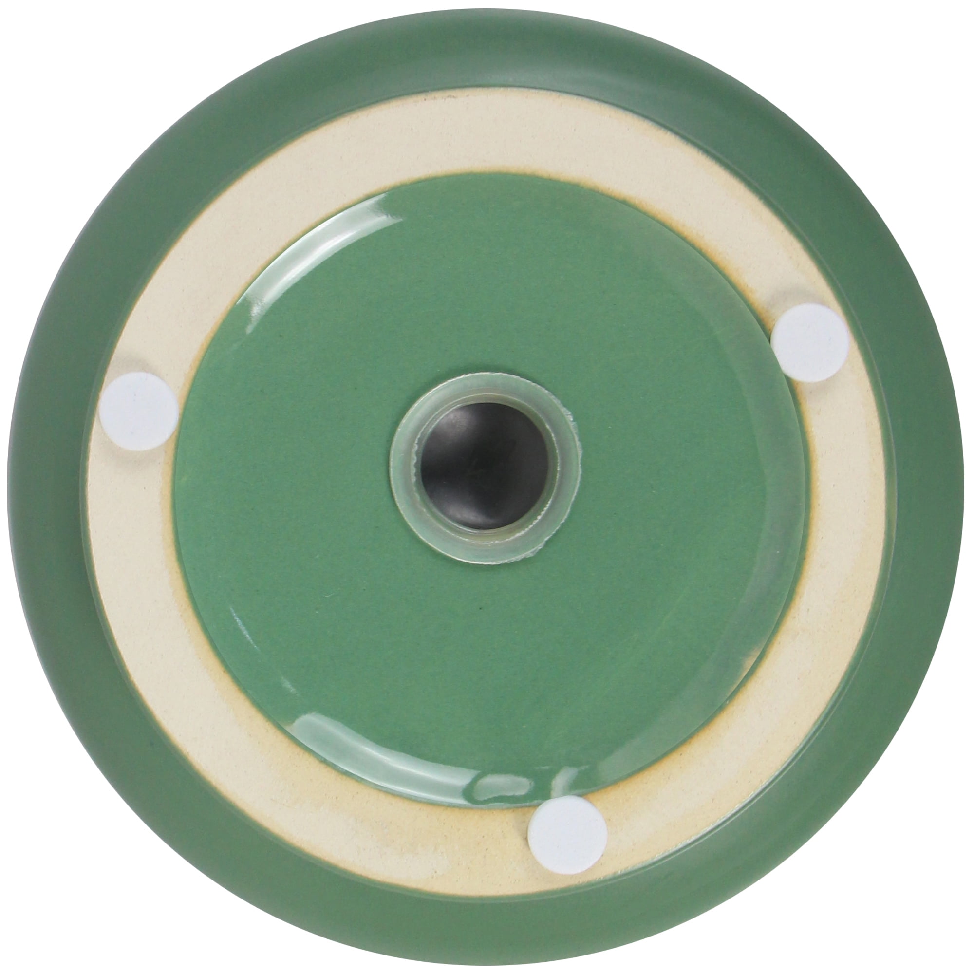Mainstays Small 6in Round Petra Green Ceramic Planter