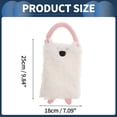 thumbnail image 4 of Organizador de caja de pañuelos para automóvil Unique Bargains, caja de pañuelos de peluche de cachorro esponjoso 9.84"x7.09"x1.97" blanco y rosa 1 pc, 4 of 6