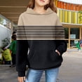 thumbnail image 2 of Mercatoo Long Sleeve Sweatshirt for Kids Boys Girls Hooded Printed Warm Tops Fall Casual 𝗣reppy Pullover with Pocket, 2 of 7