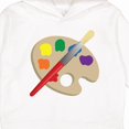 thumbnail image 3 of Inktastic Artist Palette and Brush Toddler Hoodie, 3 of 4