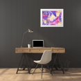 thumbnail image 3 of Orlov, Irena 14x12 White Modern Wood Framed Museum Art Print Titled - Color Burst Abstraction VIII, 3 of 4