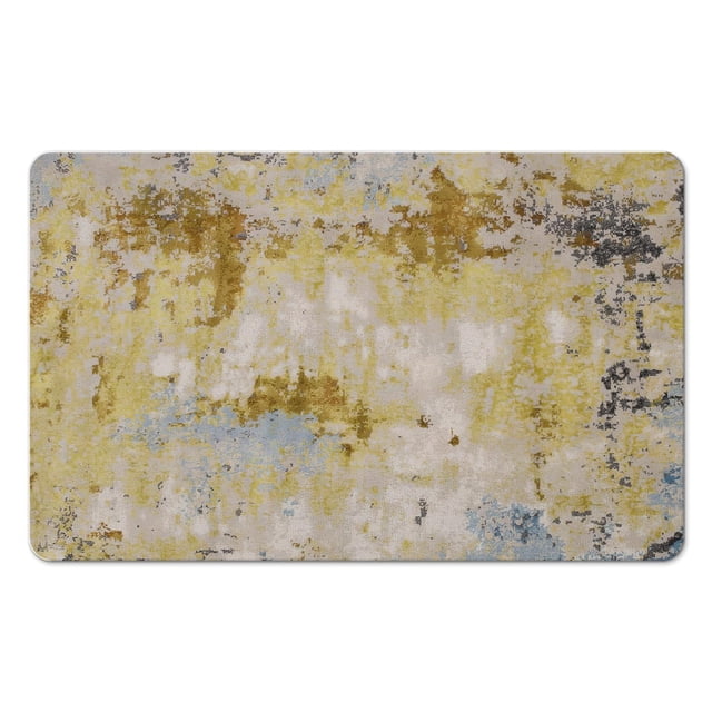 Modern Abstract Gray Runner Rug - 20x32 inch: Adds a Luxurious Feel to Any Room - Non-Slip, Low Pile, Washable, Soft, Ideal for Kitchen, Bathroom