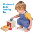 thumbnail image 3 of Caja Object Permanence Adena Montessori con bandeja y 3 bolas, 3 of 9