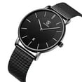 thumbnail image 6 of Watches for Man Ultra-Thin Men’s Quartz Watch with Large Minimalist Dial,Date Window ,Stainless Steel Band,Gift for Man Father's Day gift, 6 of 8