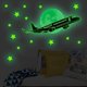 thumbnail image 2 of Pegatinas de pared de estrellas y luna que brillan en la oscuridad, pegatinas de pared autoadhesivas para techo, decoración de habitación de niños y guardería, 2 of 5