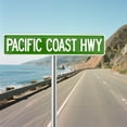 thumbnail image 4 of Pacific Coast Highway Cali PCH Tin Metal HWY Street Sign CA Home Bar Man Cave Garage Shop Wall Decor, 4 of 4