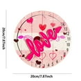 thumbnail image 2 of Valentine's Day Countdown Wooden Hanging Sign - 7.87" 14 Days Until Valentine's Day Welcome Sign With Rope, Love Pointer Calendar Decor for Living Room Cafe Bar Home Office Party Decorations, 2 of 6