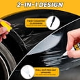 thumbnail image 3 of NUAN 2Pcs Auto Paint Pen, Black Car Scratch Repair, 2-in-1 Design with Brush and Pen Tip, 0.4 oz, 3 of 8