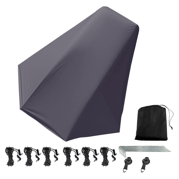 SUV Car Top Sunshade Tent Black Coated Tarp Outdoor Camping Tent 280X380cm