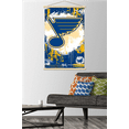 thumbnail image 2 of NHL St. Louis Blues - Maximalist Logo 23 Wall Poster with Magnetic Frame, 22.375" x 34", 2 of 5