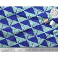 thumbnail image 3 of Soimoi Cotton Cambric Fabric Triangle Geometric Printed Craft Fabric by The Yard 56 Inch Wide, 3 of 3
