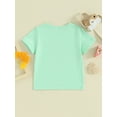 thumbnail image 3 of SANSIWU Father's Day Little Girls Boys Summer T-Shirt Letter Heart Print Short Sleeve Tops, 3 of 7
