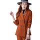 thumbnail image 3 of Chaqueta de traje de albaricoque para mujer, elegante, de otoño, con abanico de diosa, talla grande, para principios de otoño, traje pequeño, traje profesional de alto sentido, 3 of 5