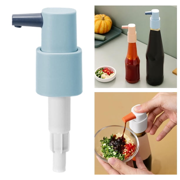 Bomba dispensadora de , herramientas de cocina tipo empuje a prueba de fugas de , boquilla para botella de jarabe Baoblaze Bomba dispensadora de botellas