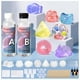 thumbnail image 3 of Kit Squishy TECMIYO Taba DIY Transparente con 7 Moldes y 400 ml de Silicona, 3 of 9