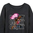 thumbnail image 3 of Marvel X-Men - Gambit Stack - Women's French Terry Pullover Long Sleeve Shirt, 3 of 5