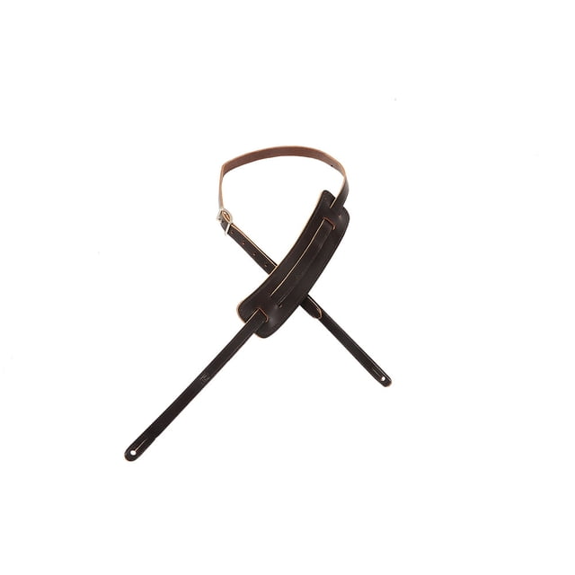 Correa para guitarra Levy's Leathers M25-DBR, estilo años 50, piel veg-tan