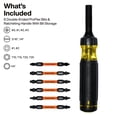 thumbnail image 2 of Klein Tools 32313HD 13-in-1 Multi-bit Ratcheting Screwdriver, Double-Ended Impact Bit Set, 12 Impact Driver Bits and 1/4-Inch Nut Driver, 2 of 8