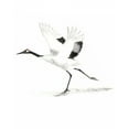 thumbnail image 2 of McCavitt, Naomi 12x14 White Modern Wood Framed Museum Art Print Titled - Japanese Cranes III, 2 of 4