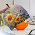 thumbnail image 3 of Sunflower Bird Kettle Dust Cover Teapots Dust Cover Insulated Breakfast Pot Cover Kitchen Tea Cosy Tea Cozies with Cotton Keep Warm for Dining Room Coffee Table Desktop Decoration, 3 of 8